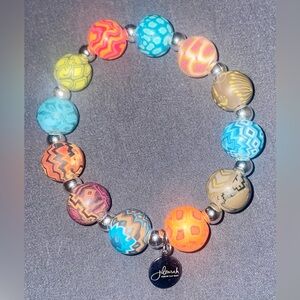 Jilzarah premium clay marble beads colorful stretch bracelet Excellent Artisan